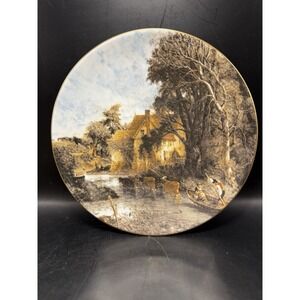 Coalport‎ Bone China Decorative Plate "The Cottage" England Vintage Art